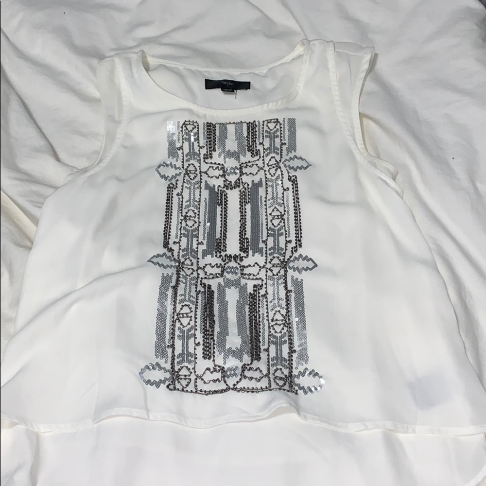 Metallic blouse